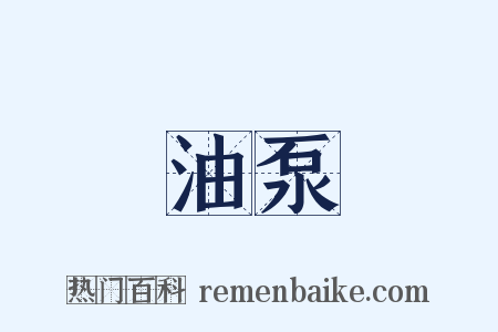 油泵是什么意思的图片